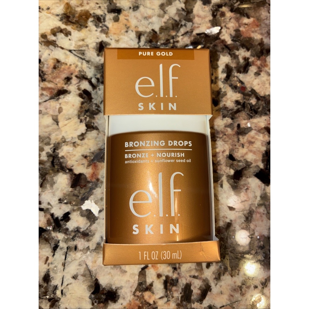 e.l.f. SKIN Bronzing Drops - Pure Gold - 1 fl oz